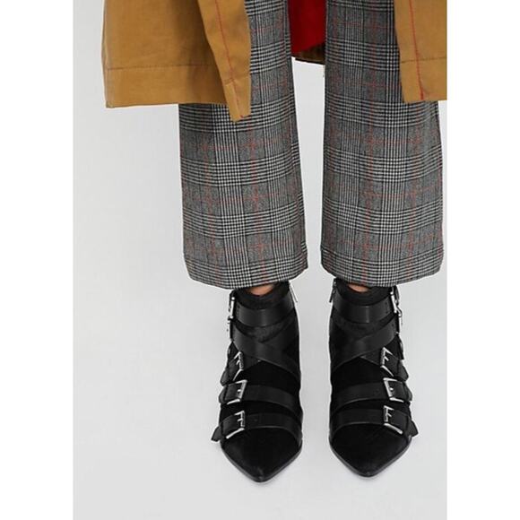 FREE PEOPLE X ASH Calf Hair & Leather Blast Ankle Boots Size 39 / 8 - Picture 2 of 10